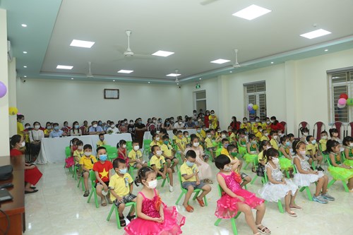 Trường Mầm non Quán Toan tổ chức khai giảng năm học 2021-2022.